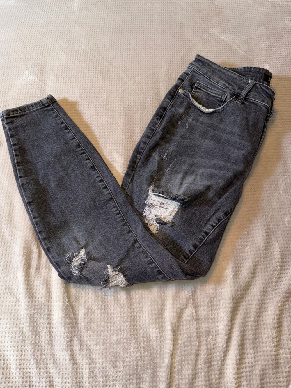 Judy Blue Black Skinny Fit Jeans 14W